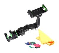 Soporte para teléfono móvil con aislamiento giratorio para guitarras para partituras, tableros de mesa y transmisiones en vivo, soporte universal para guitarras