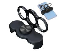 Soporte para teléfono móvil con anillo - 360 grados giratorio para teléfono móvil, antideslizante, plegable, soporte de mano circular, base universal para dedos, soporte de enchufe ajustable para la