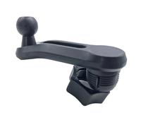 Soporte para teléfono móvil con brazo de extensión y articulación redonda de 17 mm para rejilla de ventilación del coche.