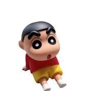 Soporte para teléfono móvil de anime Crayon Shin-chan, soporte para teléfono móvil, adornos de escritorio, muñeco modelo hecho a mano d_M
