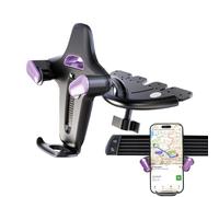 Soporte Para Teléfono Móvil De Coche,Con Ranura Musical Ajustable Y Sujeción Automática - Porta Teléfono De Automóvil Rotación 360 Grados,Para Camión Sedán SUV Vehículos Hombres Mujeres Viaje Por Carr