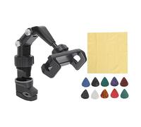 Soporte para teléfono móvil de guitarra, abrazadera de ajuste Flexible para enseñanza de grabación de vídeo y compatibilidad con atriles de música