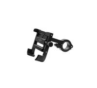 Soporte para teléfono móvil - FIXED - Bikee ALU 2 - Aluminio - Cabeza giratoria - Negro