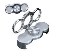 Soporte para teléfono móvil - Giratorio Ajustable 90° hacia Arriba y hacia Abajo | Mango Plegable de 360 ° Izquierda a Derecha para Las Manos Escritorio para Coche, Uso en el Gimnasio