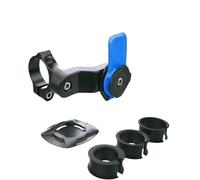 Soporte para teléfono móvil, moto, soporte para teléfono o scooter giratorio de 360°, soporte para teléfono Velo,amortiguador de vibraciones compatible con smartphones universales (azul, A)