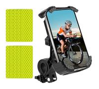 Soporte para Teléfono Móvil para Bicicleta,Coche Eléctrico, Moto, Navigazione, Retráctil, con Almohadillas de Goma Engrosadas (con Adhesivo Fluorescente)