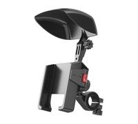 Soporte para teléfono móvil para bicicleta, giratorio de 360 grados, antivibraciones, resistente a la lluvia, para fitness, senderismo, camping, motocicleta, aventura, playa, carretera, ciclismo