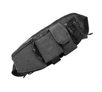 Soporte para teléfono móvil para cinturón de correr, bolsillo de cintura ajustable con cremallera, riñonera para correr, para senderismo, ciclismo, entrenamiento, senderismo, camping, gimnasio, gris