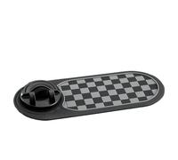 Soporte para teléfono móvil para coche con alfombrilla antideslizante | Base portaobjetos con rodillos para salpicadero para bolígrafos, llaves, gafas de sol, coche, SUV Sedan