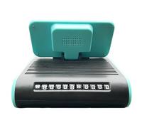 Soporte para teléfono móvil para coche, soporte para teléfono móvil, silencioso, con matrícula, soportes portátiles para coche con ventilador para familia, amigos y colegas