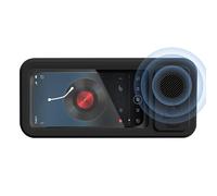 Soporte para teléfono móvil para la Ducha, rotación de 360 °, con Altavoz, Resistente al Agua, Visible, para teléfono móvil con Altavoces, para Mejorar la Calidad de Sonido, Espejo de baño