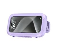 Soporte para teléfono móvil para la ducha - Soporte de ducha para teléfono móvil, resistente al agua, giratorio 360 grados, sin perforación, extensible y sensible, retráctil y ajustable, soporte para