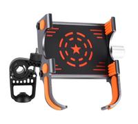 Soporte para teléfono móvil para motocicleta, soporte para teléfono para bicicleta, soporte para teléfono antivibración, cuna ajustable para smartphone con bloqueo de seguridad de alta velocidad