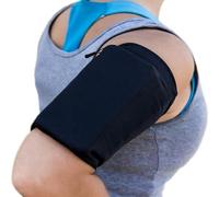Soporte para teléfono móvil para - Pulsera ligera y segura, resistente al sudor, funda para teléfono móvil para caminar, senderismo, ciclismo, pulsera elástica ajustable, cómodo soporte para teléfono
