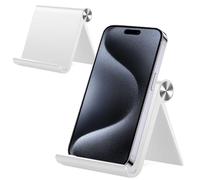 Soporte para teléfono móvil para Samsung Galaxy S25 S24 Ultra 5G S23 S22 S21 S20 FE A56 A36 A26 A16 A06 A55 A15 A54 A34 A14 Mesa Soporte de Escritorio Plegable B1Blanco