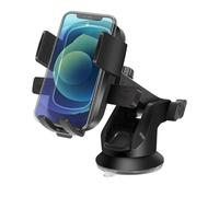 Soporte para teléfono móvil para ventilación de coche con función de carga inalámbrica - Soporte magnético para teléfono móvil para rejillas de aire, giratorio 360°, junta esférica ajustable, clip