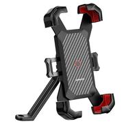 Soporte para teléfono para bicicleta, 360 grados, giratorio, eléctrico, resistente a los golpes, resistente al agua