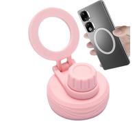 Soporte para teléfono para botella de agua, cubierta de repuesto antideslizante para botella de agua, tapa de taza humanizada, estante para smartphone para fiesta, gimnasio, ejercicio, filmación