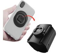 Soporte para teléfono para correr, senderismo, bandas de brazo de montaje rápido para teléfono celular, brazalete deportivo de entrenamiento desmontable, compatible con iPhone Samsung Google Pixel, brazalete de teléfono para correr, soporte deportivo (2ª generación)