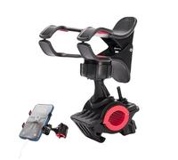 Soporte para teléfono para Moto, Impermeable, para teléfono para Bicicleta, Amortiguador, protección Solar, antirrobo, de rotación del Manillar, Cuatro Esquinas, Abrazadera para Pantalla
