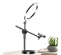 Soporte Para Teléfono Sobre La Cabeza - Soporte De Cámara Sobre La Cabeza, Anillo Luminoso Para Selfies Con Soporte | Soporte De Cámara Con Brazo Articulado Para Fotos
