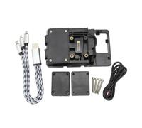 Soporte para Teléfono Soporte De Carga para Navegador De Moto Y Teléfono, Accesorios para Ducati Multistrada 1200/Enduro/950 S/1260 GT Navegación Soporte(Negro 3)