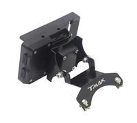 Soporte para Teléfono Soporte para Teléfono GPS De Motocicleta para Yamaha TMAX 530 T-MAX 530 2017-2019. Soporte para Placa De Navegación GPS. Navegación Soporte(Negro 2)