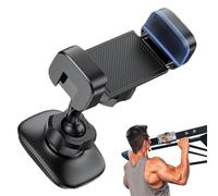 Soporte para teléfono - Soportes magnéticos móviles de 4,5 pulgadas, soporte magnético ajustable para gimnasio, soporte de teléfono móvil de fitness | Pinza de teléfono móvil con base magnética