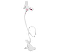 Soporte Para Teléfono Swan - Brazo Largo, Abrazadera Ajustable | Soporte Para Cabecero De Cama, Mesita De Noche, Mesa De Escritorio, Cocina, Habitación, Gimnasio, Juego De Material De Calidad