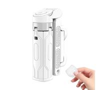 Soporte para teléfono, trípode de transmisión en vivo, soporte de grabación de video, rotación de 360 grados, diseño estable y portátil, 10.63 x 3.94 x 37.8 negro, blanco para vlogging, trípode de