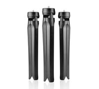 Soporte para Teléfono Trípode Portátil de Abs, 2 Piezas Negro