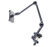 Soporte para teléfono y tableta, soporte de cama de aluminio con brazo largo, plegable, giratorio de 360 grados, para teléfono