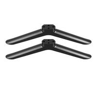 Soporte para Televisor de Pantalla Plana, Patas Negras ABS Base | Montaje Inferior de Repuesto, Tornillos Incluidos, Apoyo Estable, para Oficina y Configuraciones Temporales
