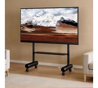 Soporte Para Televisor Tipo Caballete Con Ruedas, Soporte Portátil Para Televisor Con Ruedas, Carrito Para Televisor De Altura Regulable, Ideal Para Esquinas(Black,1180x530x1210mm)