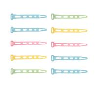 Soporte para tendedero, resistente al viento, resistente al viento, dispositivo colorido a prueba de golpes, ayuda de lavado de ropa, 10 piezas antideslizantes para viajes, cruceros, habitaciones