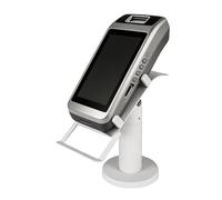 Soporte para Terminal Cuadrado - Abrazadera Ajustable con Rotación de 360 Grados,Montura TPV y Registradora,para Supermercado, Tienda, Almacén, Mostrador, Mesa Servicio, Barra de Bar, Feria Comercial