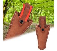 Soporte Para Tijeras De Jardín | Bolsa De Podadora De Piel De Vaca | Estuche De Herramientas De Cuero Robusto, Funda De Cinturón Portátil Para Trabajos De Jardinería Al Aire Libros, Abrazaderas