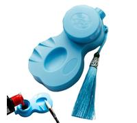 Soporte para tinta de caligrafía: estuche para cartuchos de tinta, bandeja con tapa de rosca, plato a prueba de fugas, accesorio de almacenamiento de borlas | Juego de herramientas de dibujo y escritu