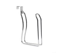 Soporte para toallas de papel colgante de acero inoxidable sobre el tanque adecuado para almacenamiento de baño y fácil instalación (plata)