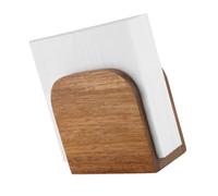 Soporte para toallas de papel de madera de acacias, dispensador de servilletas para uso doméstico y comercial, cocina, comedor, decoración de cocina, soporte para toallas de papel
