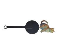 Soporte para toallas de papel, organizador de servilletas en forma de gato, dispensador de rollo de pie con diseño de base pesada, construcción de metal resistente, dispositivo compacto de ahorro de