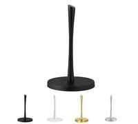 Soporte para Toallas de Papel, Soporte Negro para Toallas de Papel para Cocina y baño, Soportes de Toallas de Papel de Acero Inoxidable para Rollos estándar (Negro Mate)