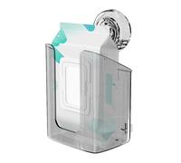 Soporte para toallas húmedas para baño, dispensador de pared con , recipiente para toallitas húmedas lavables, organizador de de pañuelos estable, acrílico resistente al agua, soluciones