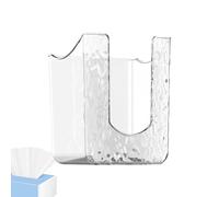 Soporte para toallitas de baño - Dispensador de toallitas montado en la pared | Soporte para toallitass desechables sin taladro PET | Contenedor de toallittas parra cocina, banño, dormitorio