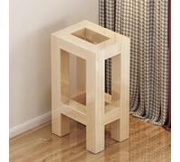 Soporte para tocadiscos de mediados de siglo, estante flotante de madera para reproductores de DVD y consolas de juegos, almacenamiento de audio y video, elegante mesa de entretenimiento (28 x 19 x 70