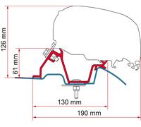 Soporte para toldos f65 / f80 kit mercedes sprinter / vw crafter high roof fiamma