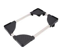 Soporte para Torre de Computadora, Soporte para CPU Móvil Ajustable con Ruedas Bloqueables para Facilitar el Movimiento en Cualquier Superficie (Black)