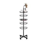 Soporte para trenzar - Soporte de pie ajustable en altura para el cabello | Exhibición de extensión de cabello de pie | Soporte de separación de cabello de acero al carbono para organización de salón
