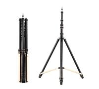 Soporte para Trípode, 252 Cm de, Adaptadores de Tornillo de 1/4 y 3/8, Aleación de Aluminio, Columna Central Desmontable, para Luces de Cine y Vídeo, Configuraciones de