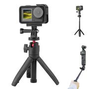 Soporte para trípode de cámara, mini trípode de mesa, palo para selfie | Soporte de mesa extensible para grabación de video de vlogging de mano Insta GO3, Action, GoPro, Pocket, Insta360 ONE X2/3